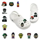 Симпатичные Подвески для обуви из ПВХ, 1 шт., аксессуары из сериала фильмов, ведьма, Винифред, Мэри, Сара, украшения, подходят для сандалий с заклепками, для подарка