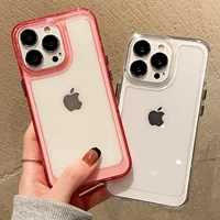 transparent phone case for iphone 13 pro max 13 mini clear soft tpu shockproof bumper back cover cases for iphone 11 12 pro max