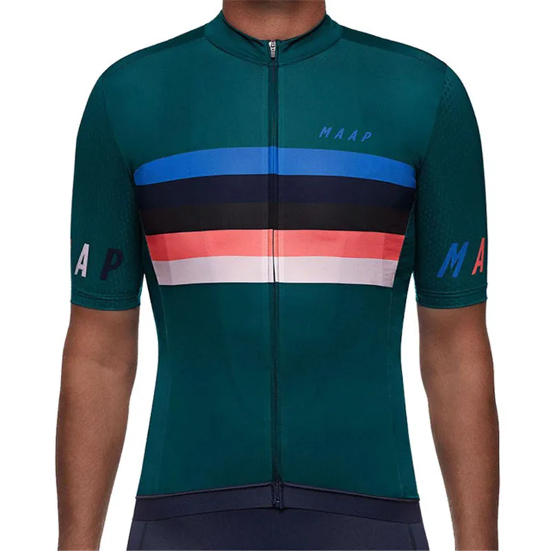 Jersey Maap pro team версия Велоспорт Джерси Сверхлегкий короткий рукав НАБОРЫ mtb велосипед camisa ciclismo Майо эластичная лента шорты - Цвет: Jersey