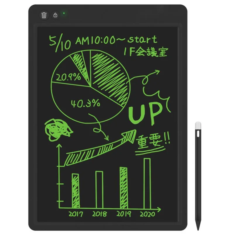 

LCD tablet and pen 13.5 "digital tablet electronic handwritten information graphic children's tablet