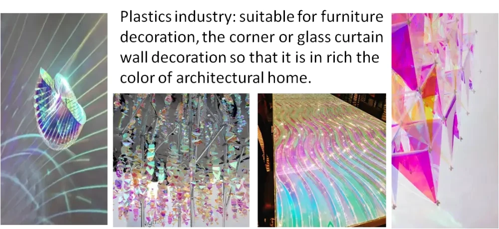 68 см x 30 м микрон самоклеящаяся дихроическая оконная Пленка самоклеющаяся самокл