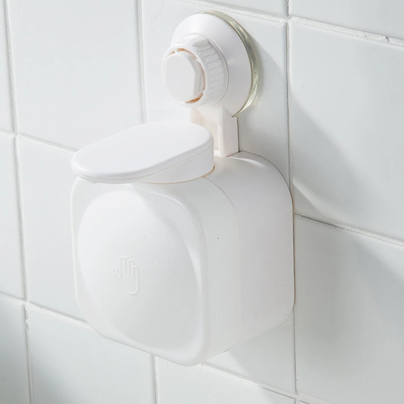 Присоска жидкий шампунь диспенсер ABS прочный простой ванная кухня офис школьная