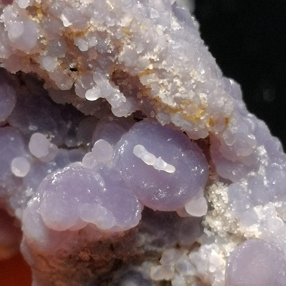 

144g Natural Stone Purple Grape agate Mineral Crystals Specimens Form Indonesia A4-4