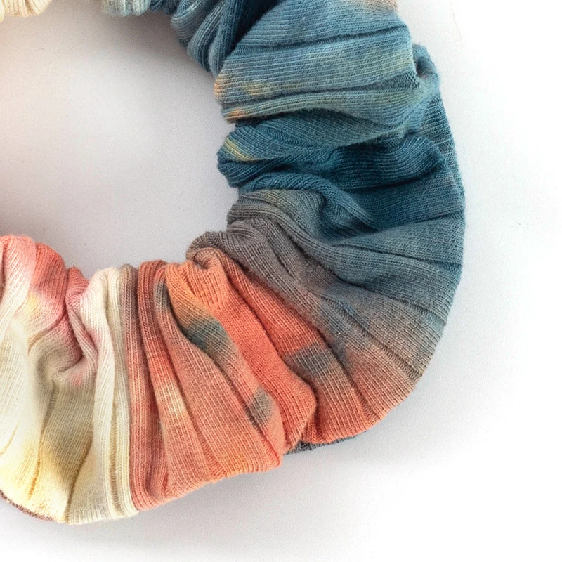 Красочные женские резинки для волос завязывающие краску эластичные головной