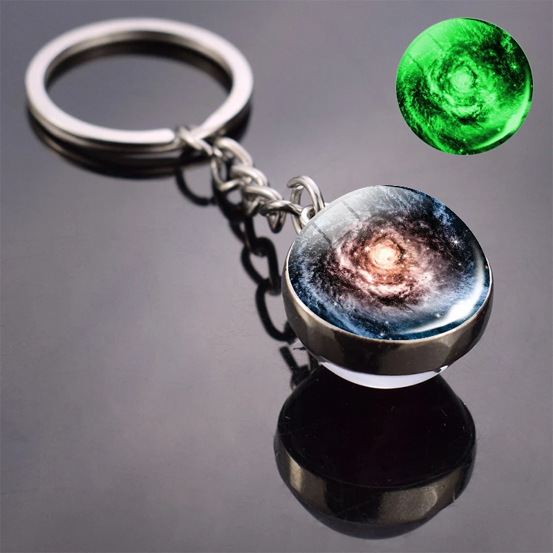 Светящийся в темноте брелок с планетами Галактической системы Вселенная