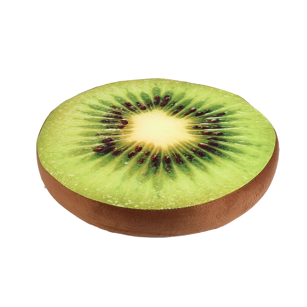 Высокое качество Милая 3D фруктовая круглая подушка имитация плюшевый фруктовый