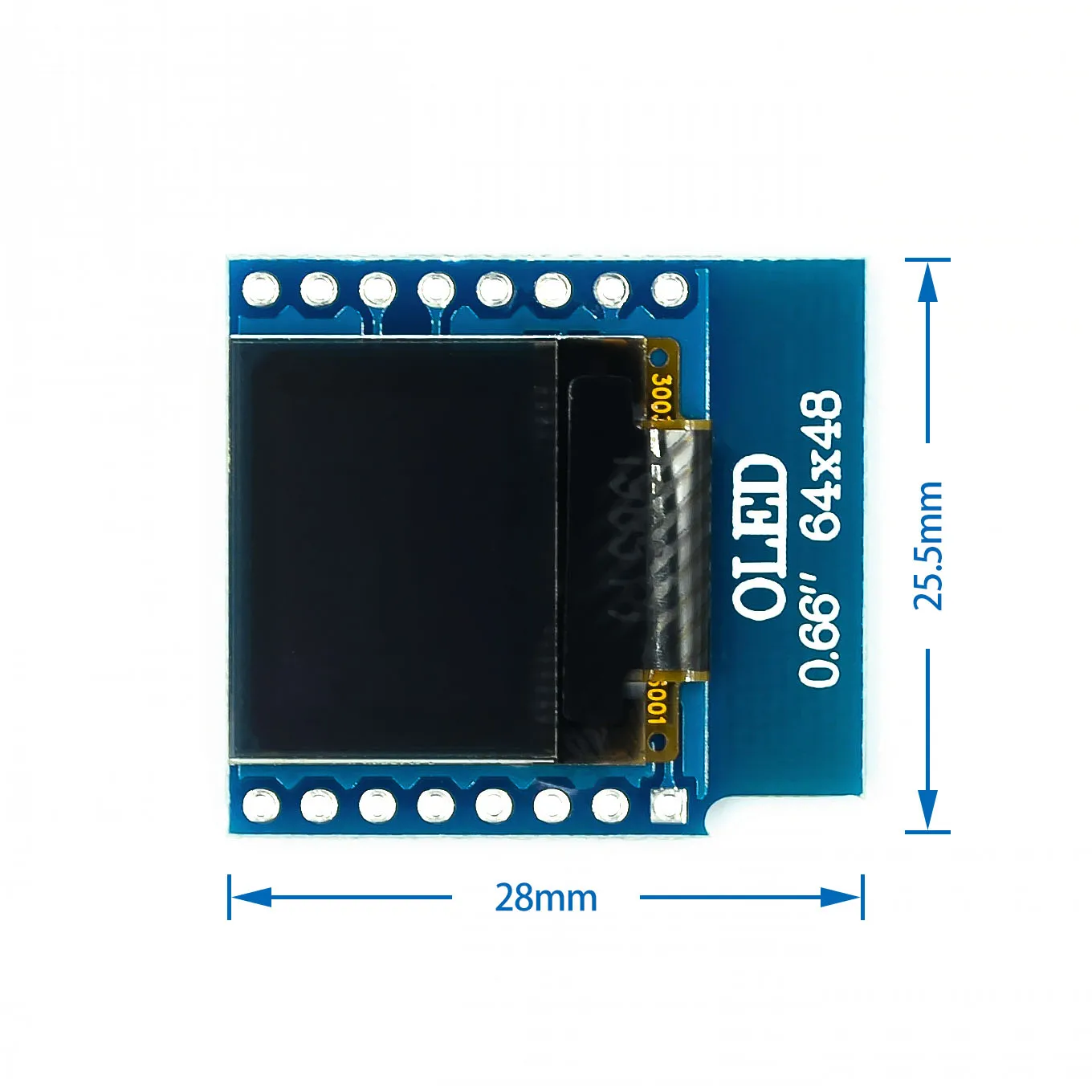 Модуль органического светодиода 0 66 дюйма для WEMOS D1 MINI ESP32 модуль Arduino AVR STM32 64x48 ЖК