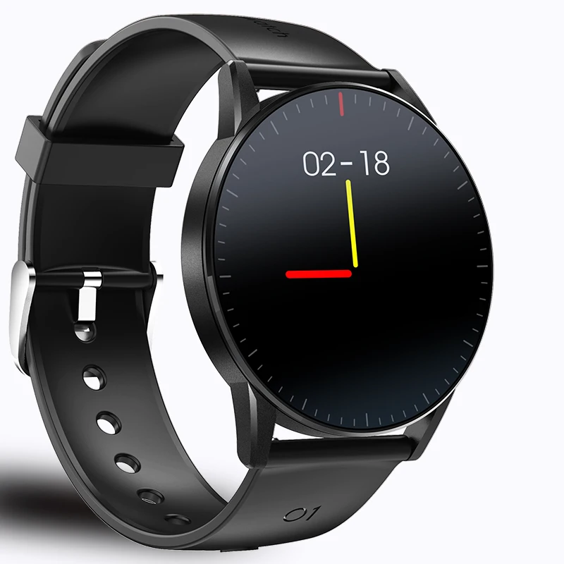 Мужские умные часы IP68 водонепроницаемые с сенсорным экраном пульсометром и