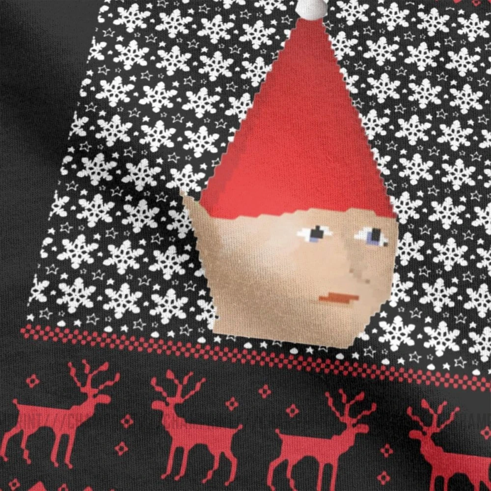Мужская Рождественская футболка Runescape Gnome, RS Meme, одежда из чистого хлопка, креативная футболка с коротким рукавом размера плюс 4XL 5XL