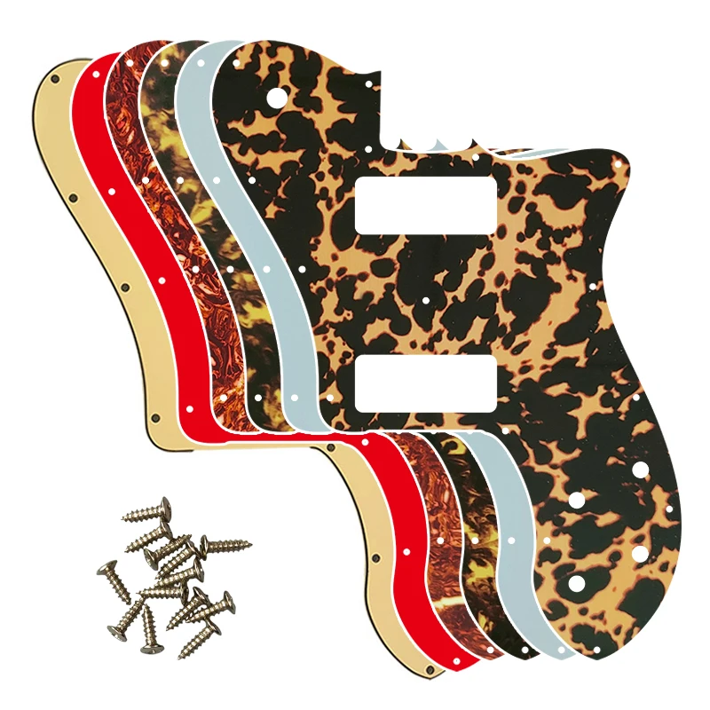 

Fei Man Custom Guitar Parts - For US FD 72 Tele Deluxe Reissue Guitar Pickguard With P90 Humbucker Replacement Flame Pattern