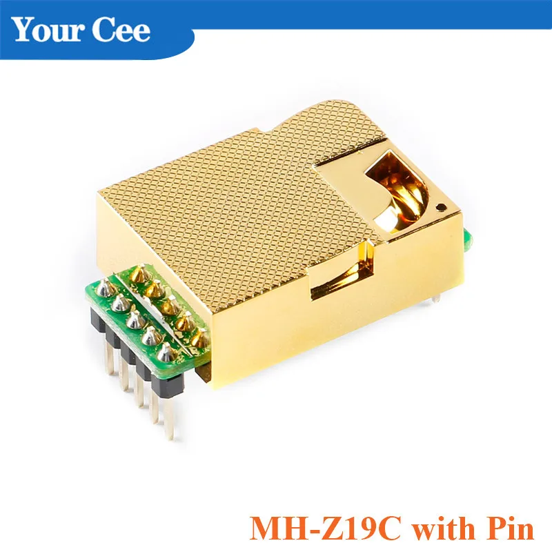 Модуль инфракрасного датчика MH-Z19 MH Z19C Z19D цифровой NDIR для контроля CO2 400-5000ppm UART
