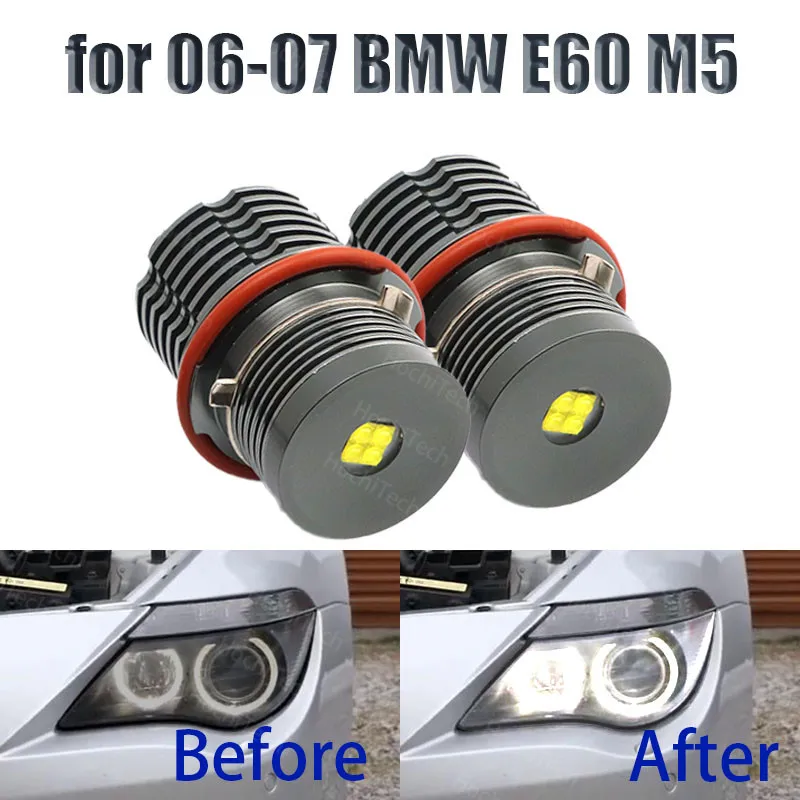 

Высокая мощность без ошибок для 06-07 BMW 5-series E60 M5 6000K белые ангельские глазки гало кольцевые лампы