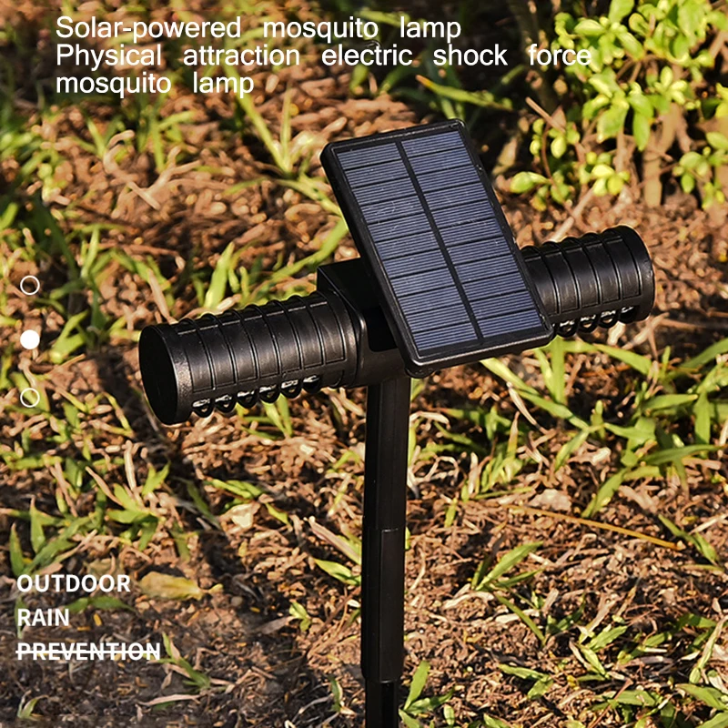 

Solar Mosquito Killer Lamp Outdoor Waterproof Villa Yard Garden LED Light Lawn Camping Lamp Zapper Light Mosquito Killer Lamp