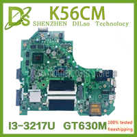 kefu k56cm for asus k56cm k56cb a56c s550cm laptop motherboard i3 3217u gt630m pm k56cm motherboard original new test