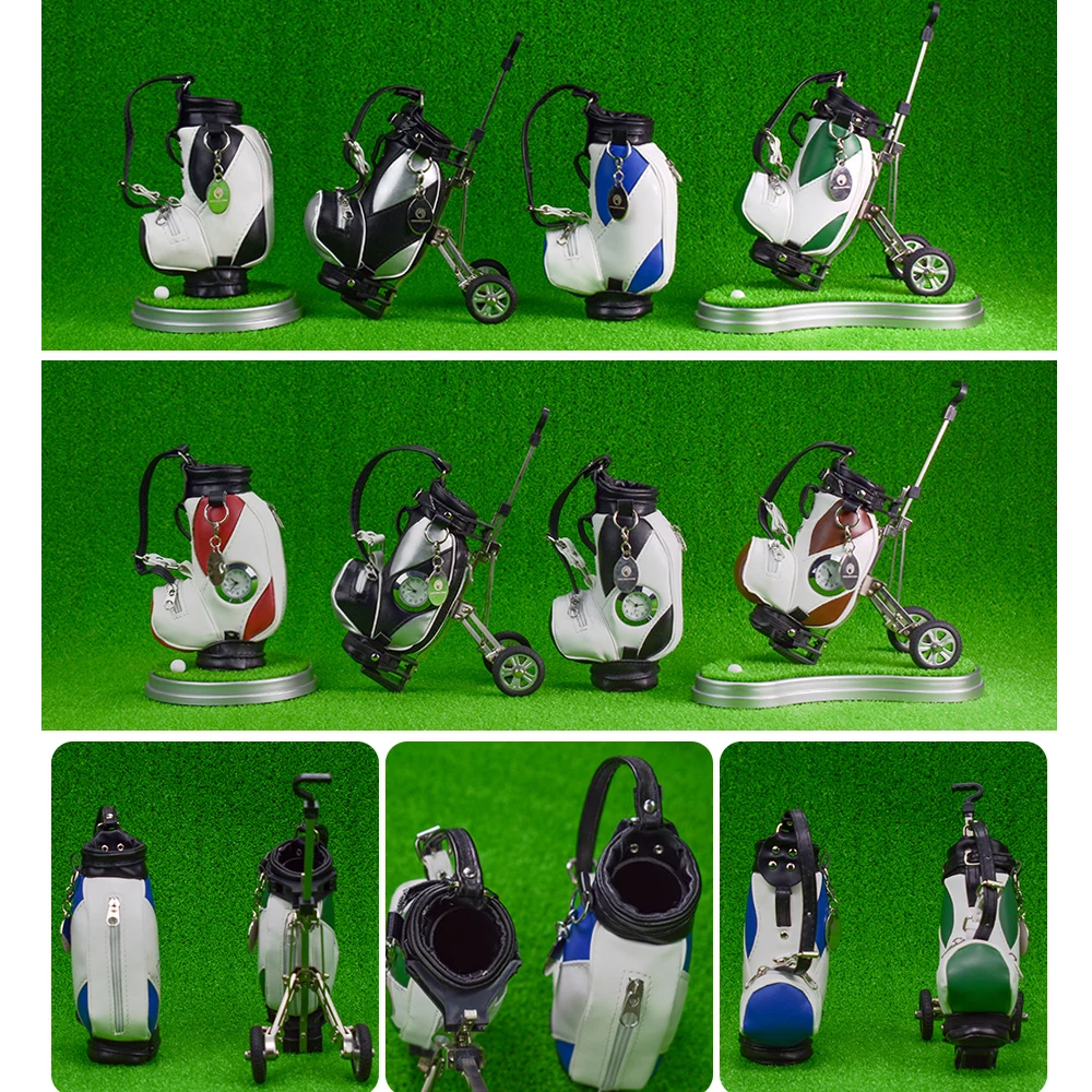 Держатель ручек для гольфа с часами креативный подарок на Рождество украшение