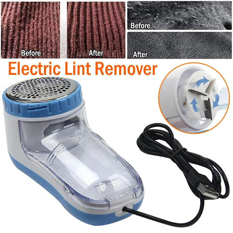 Electric Lint Remover Fabric Shaver Fuzz Remover Sweater Clothes Hair Ball Trimmer Fluff Pellets Cut Machine