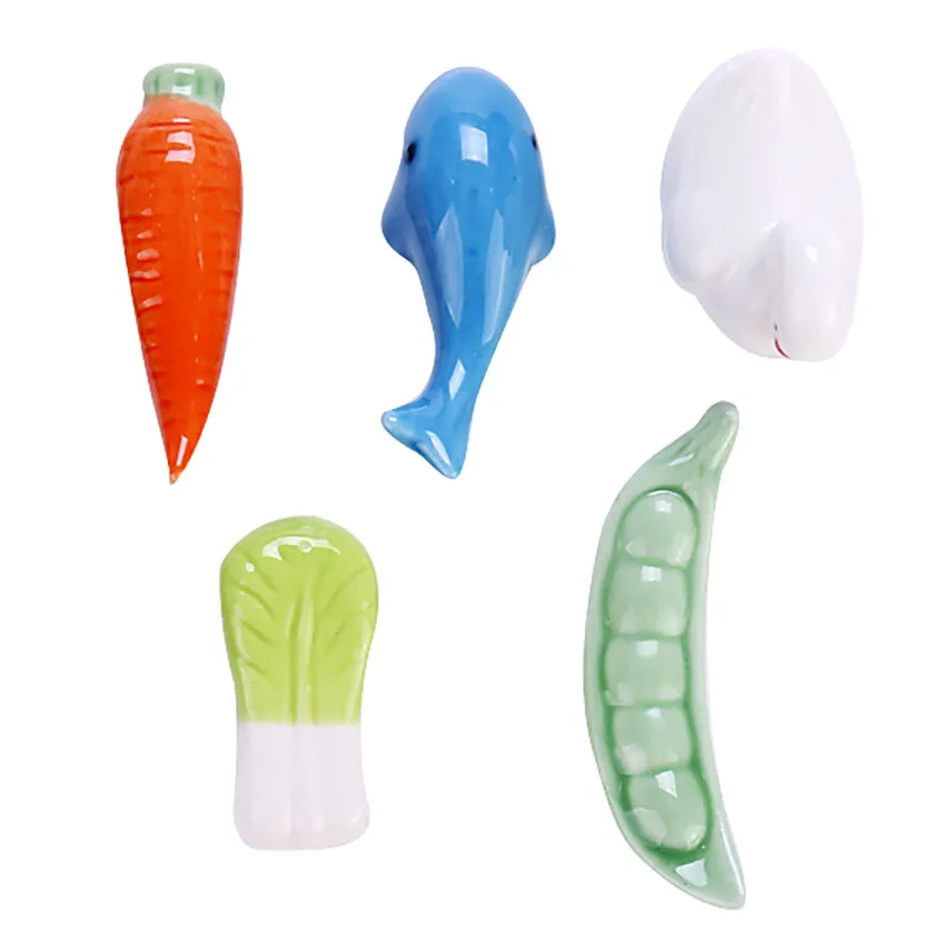 Держатель для палочек керамический в виде моркови/овощей/моркови/животных