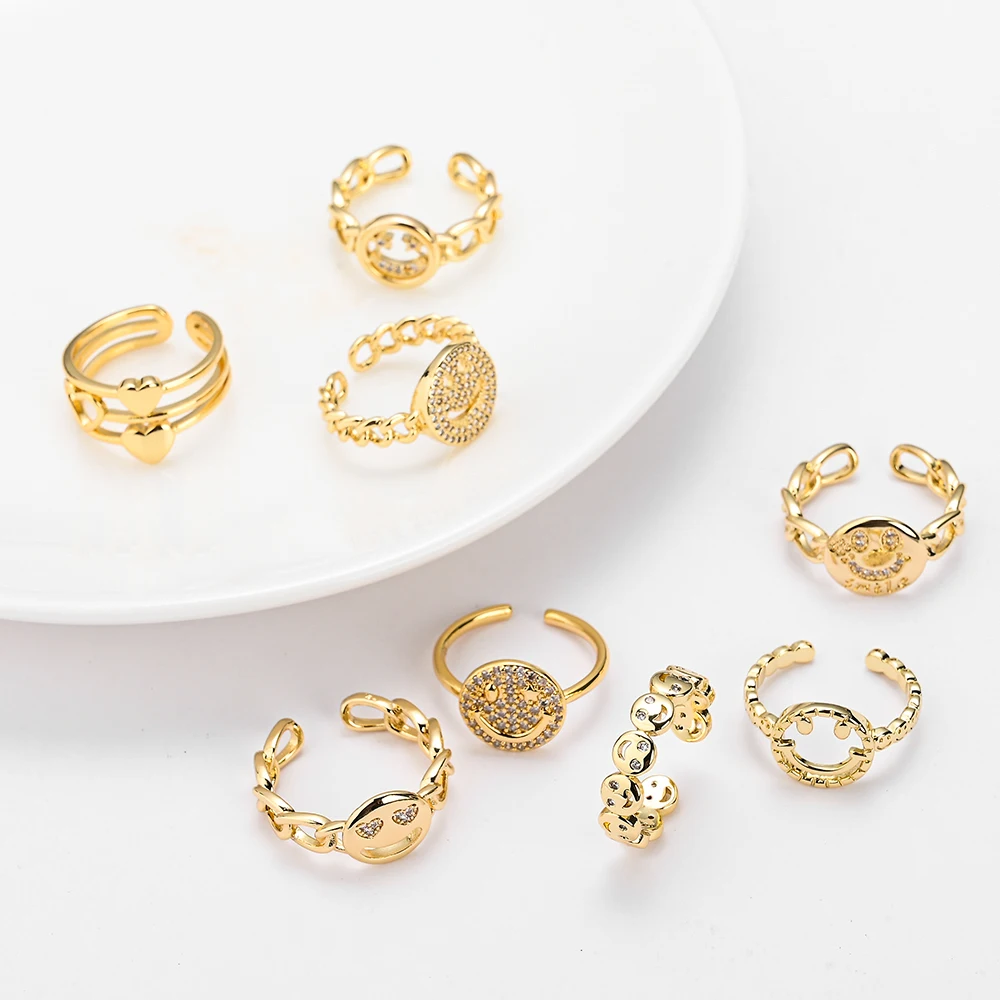 Кольцо Pipitree с фианитом женское прозрачное Ювелирное Украшение со звездой