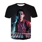 Футболка с забавным дизайном La Casa De Papel, 3D принт для мужчин и женщин, модная повседневная футболка с коротким рукавом House of Paper