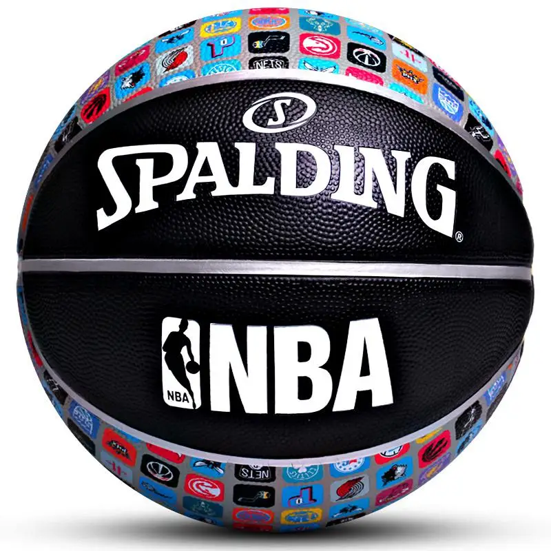 Подлинный Spalding Баскетбол 7th Junior Крытый Открытый Nba износостойкое соревнование баскетбольное оборудование Корзина мяч - Цвет: 83-649Y