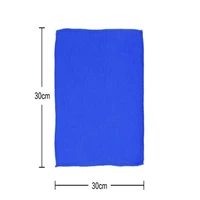 hot sale car wash waxing towel microfiber small square polyester cleaning cloth for kitchen supplies