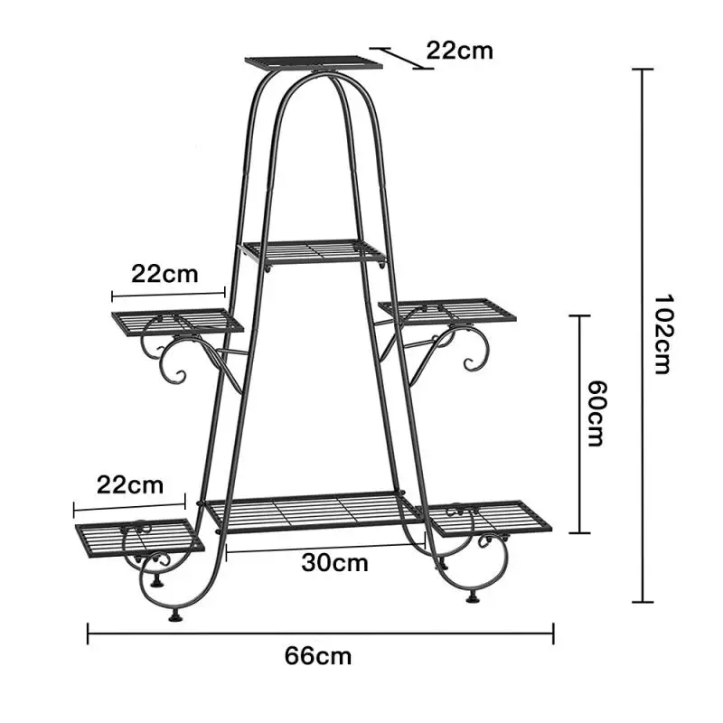 5/7 ярусов полки для растений стеллаж цветов стойка многоярусная подставка бонсая