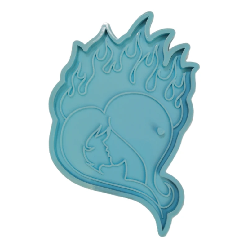 

Coaster Epoxy Resin Mold Keychain Pendant Silicone Mould DIY Crafts Cup Mat Tool