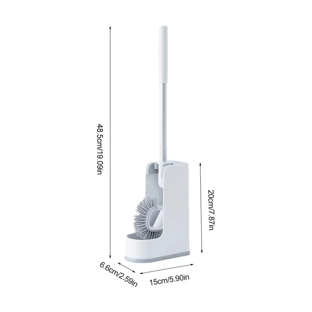 Щетка для унитаза без мертвых углов щетка мытья длинная ручка Силиконовые мягкие