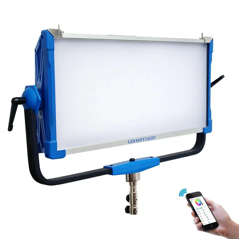

Softbox with 300W RGBW LED Panel Lamp APP Control Soft LED Lamp Photographic LED Lighting Set for Studio Video Film Shooting