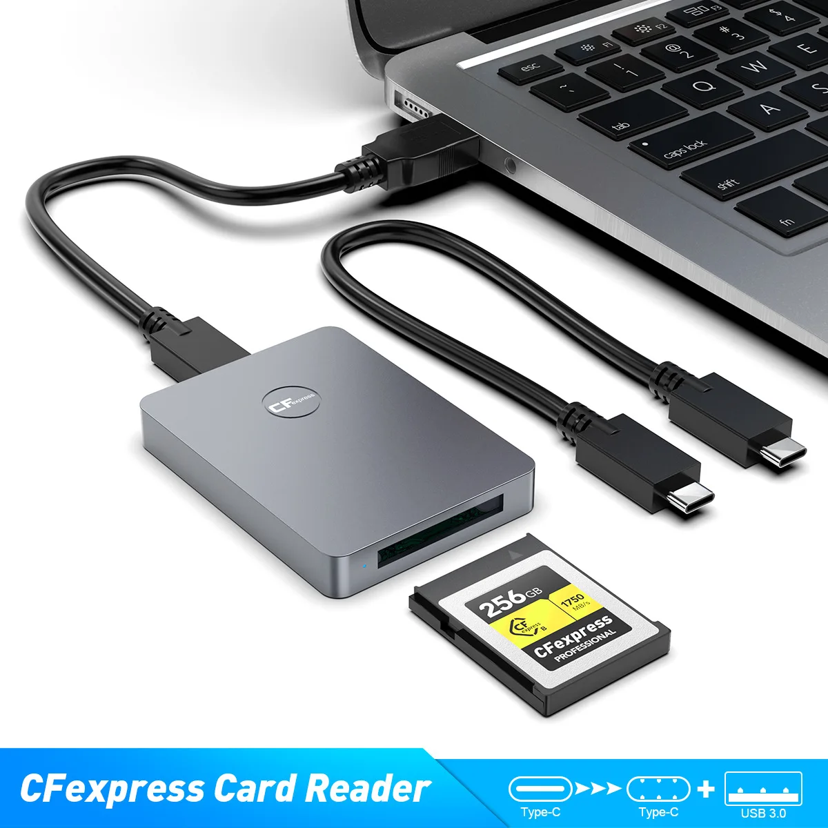 Кардридер UTHAI C78 CFexpress USB3.1 Gen2 тип B C адаптер Поддержка карт памяти CFE 128 ГБ 256 512 USB3.0 с