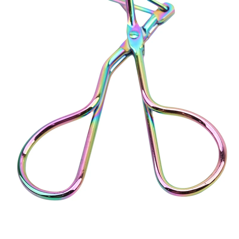 Новые радужные цветные щипцы для завивки ресниц модные складные ресницы