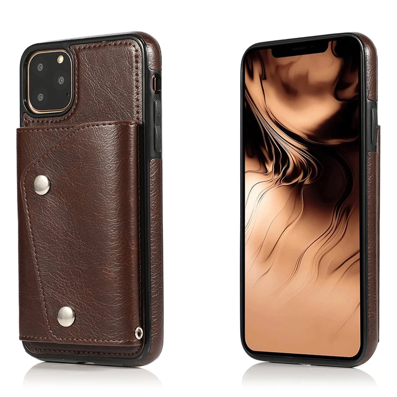 Чехол для iPhone 11 Pro Max чехол-книжка с отделением для карт задняя крышка кожаный чехол для телефона для iPhone X XS Max XR 8 7 6 6S Plus Coque