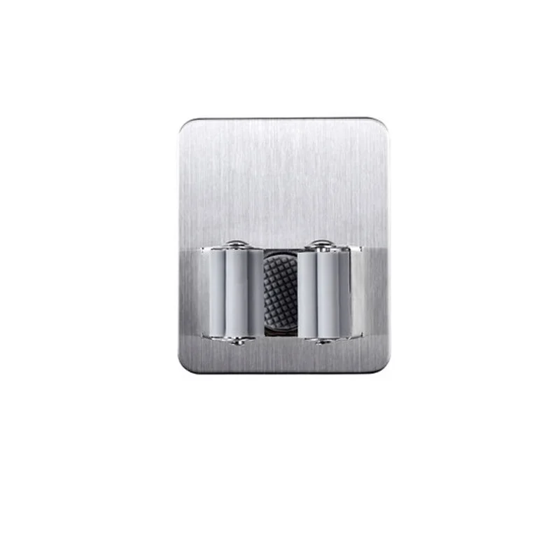 

Stainless Steel Broom Holder Wall Mount Self Adhesive Heavy Duty Mop Rack Over Door Broom Hanger Hanging Pipe Hooks Organizer