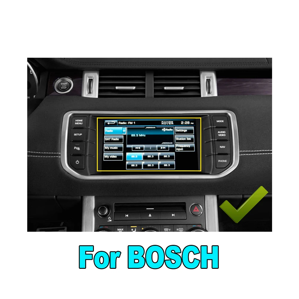 For Bosch Автомобильный Android gps Navi навигатор плеер для Land Rover Range Rover Evoque 2011~ HD экран дисплей радио стерео система - Цвет: For Bosch