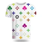 Футболки с 3D принтом для мужчин и женщин, дышащая уличная модная одежда, модная летняя, новая и красивая