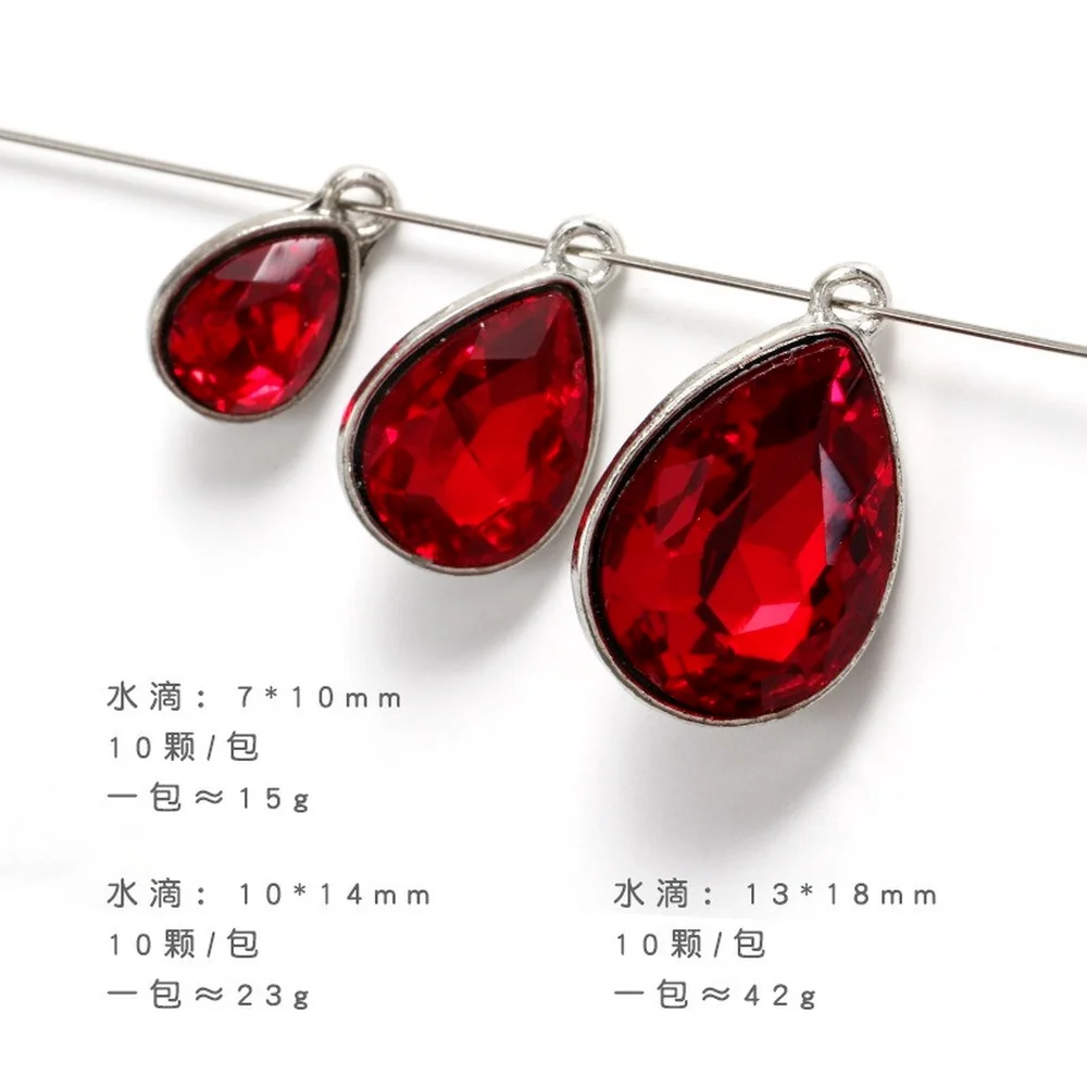 10 шт. подвеска в виде хрустальных бусин для изготовления ювелирных изделий |