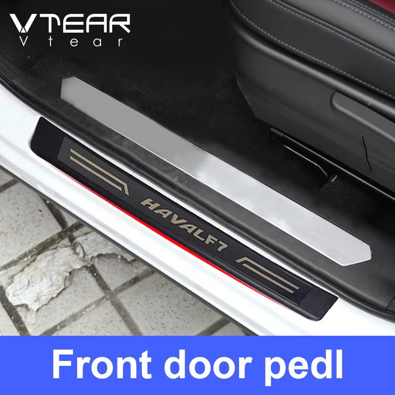 для Хавейл Ф7 Накладка на порог двери Vtear Haval F7 F7X накладка из нержавеющей стали