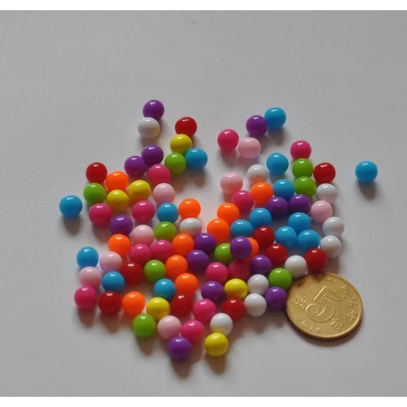 

6mm Airsoft BB Ball Color Marbles Plastic Slingshot Slingshot Quantity 200pcs