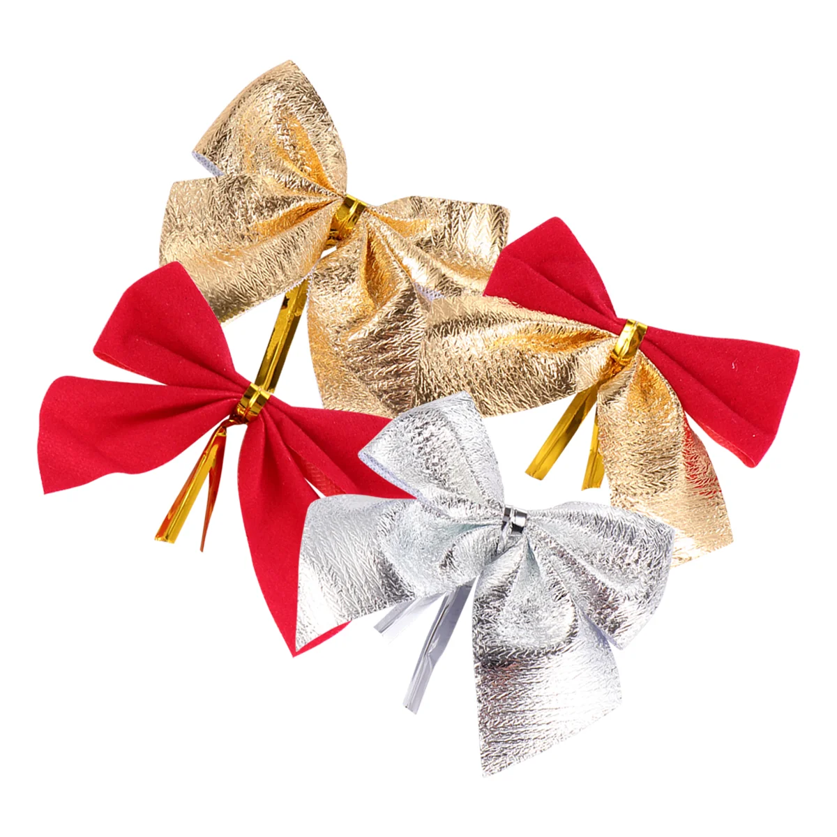 

56 шт., декоративные банты для новогодней ёлки