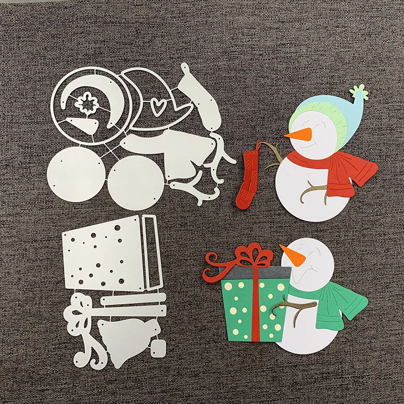 2019 Новое поступление снеговик металлические Вырубные штампы трафарет с