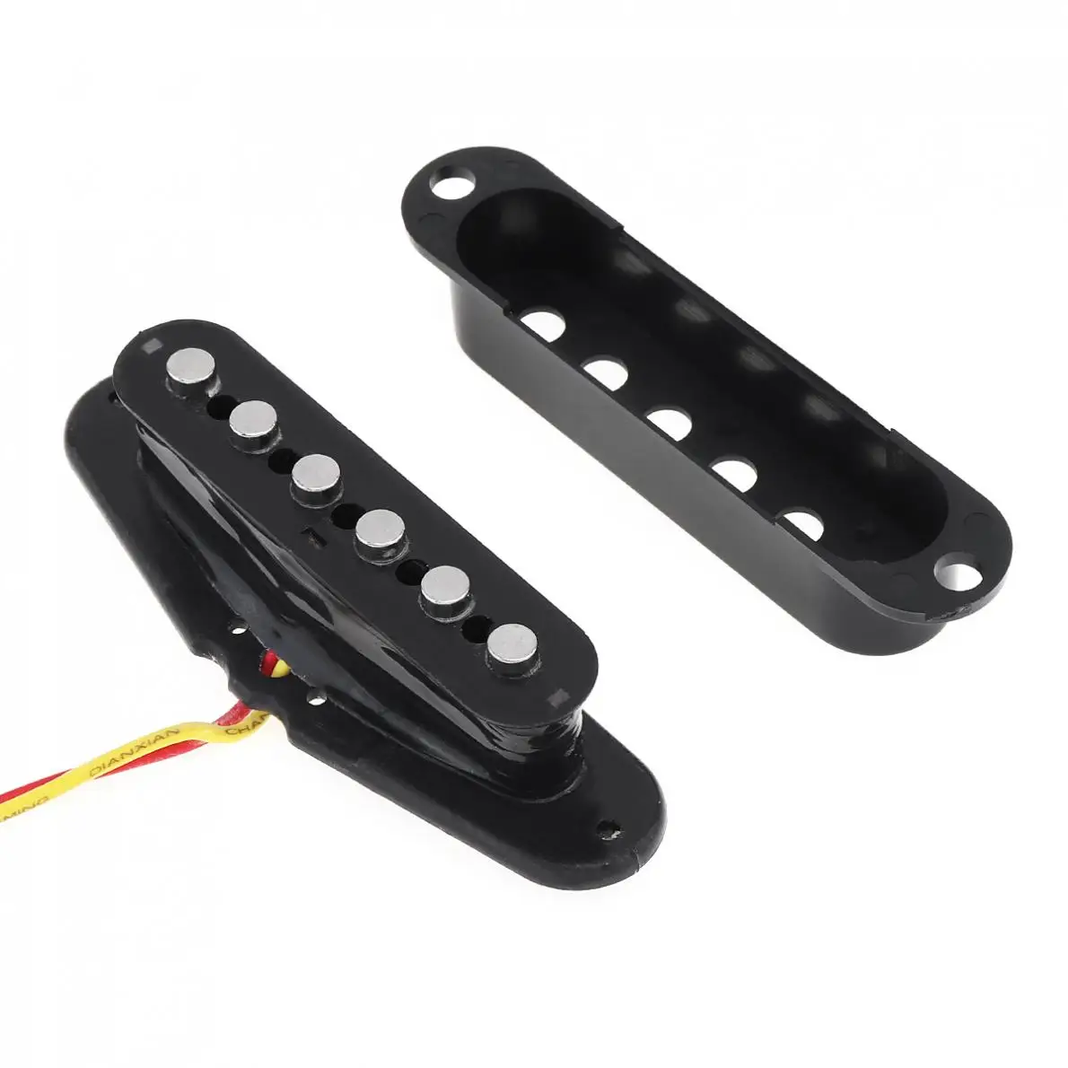 Черная звуковая гитара с одной катушкой для 6 струн аксессуары и музыкальные