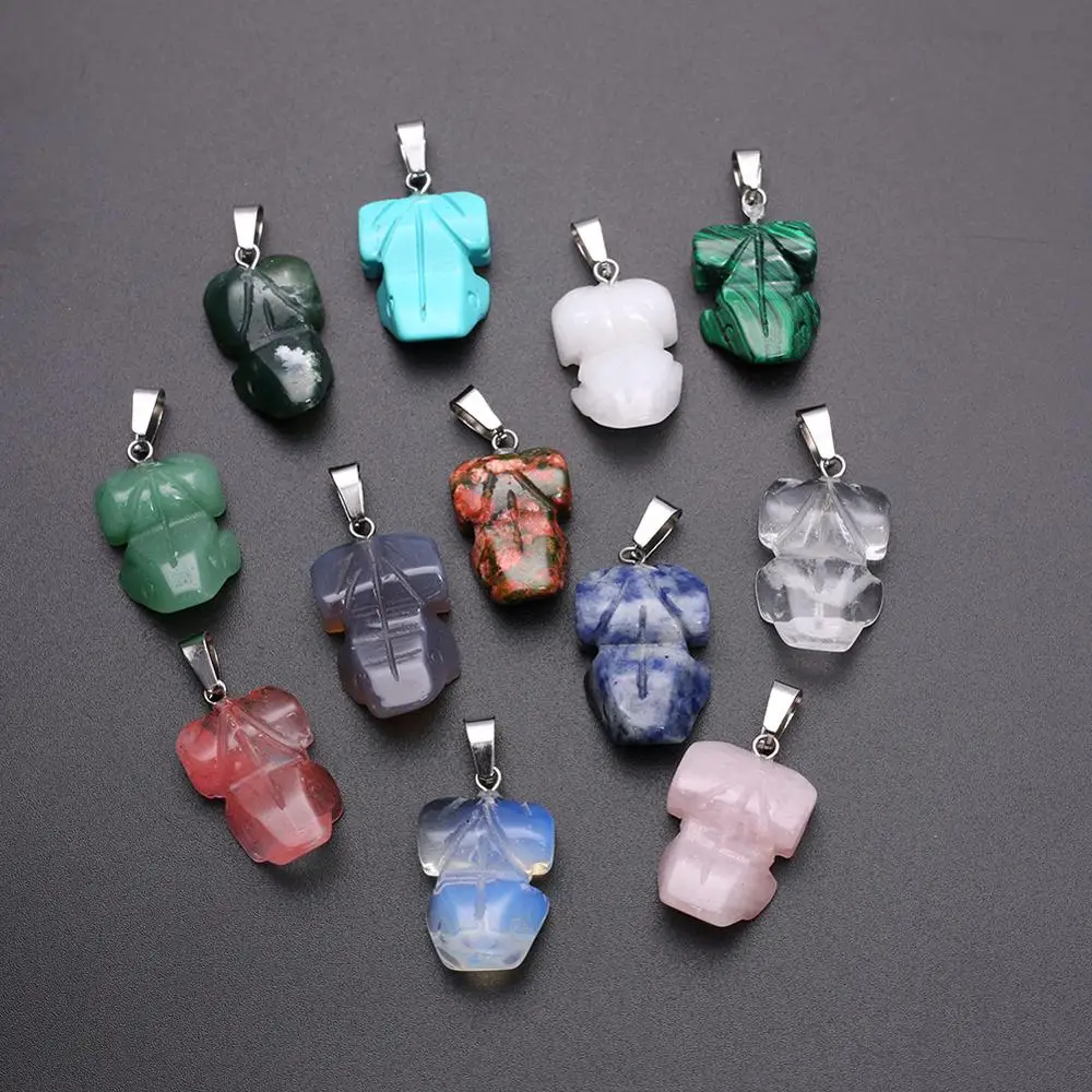 

24pcs Druzy charms Natural Gem Stones Necklace pendants for jewelry making Reiki chakra Pendulum Amulet High Quality Crystal