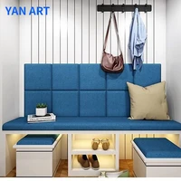 home furniture thick self adhesive headboard soft bag anti collision tatami 3d stickers bedroom wall decor