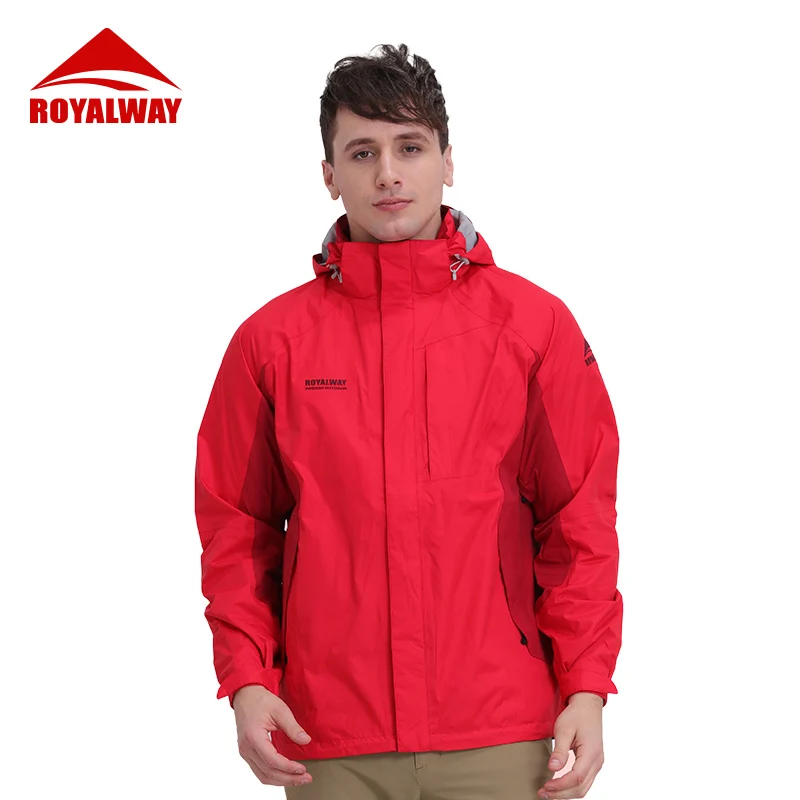 Мужские куртки ветровки ROYALWAY непромокаемые походные на весну и осень для походов