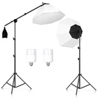 Набор для освещения SH, набор для фотографирования с восьмиугольным зонтиком, система непрерысветильник щения для фотостудии E27, с сумкой для переноски