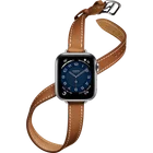 Ремешок из натуральной кожи для Apple Watch band 40 мм 44 мм 42 мм 38 мм, браслет для iwatch series 6 SE 5 4 3
