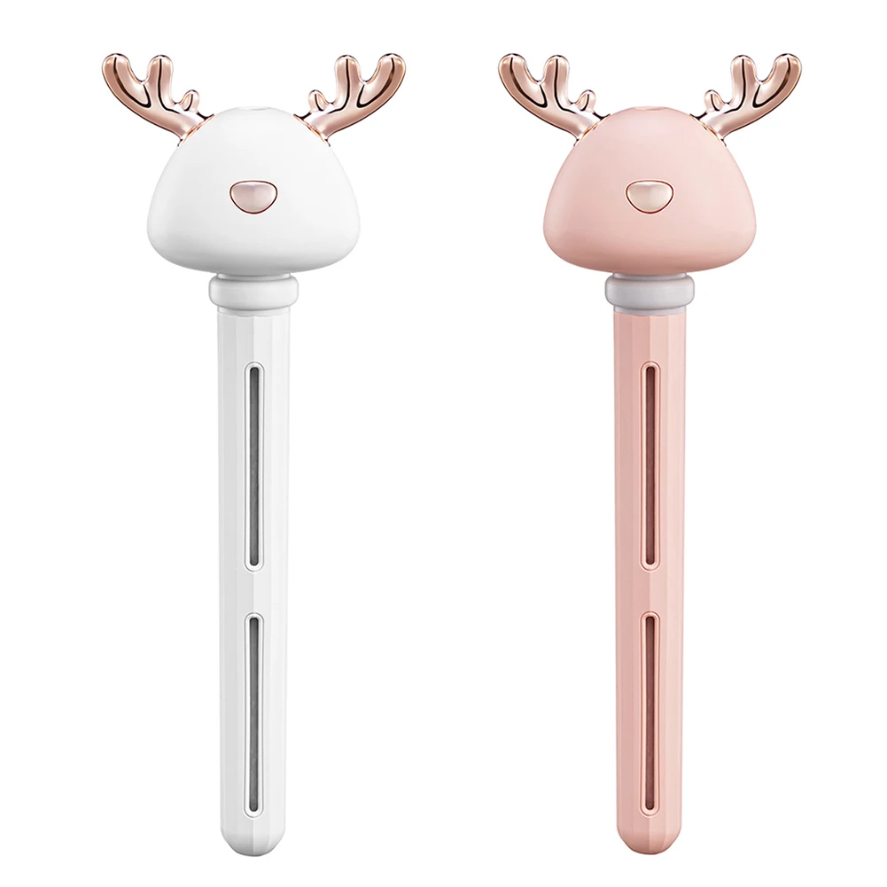 Миниатюрный увлажнитель воздуха с бутылкой для воды милый рог регулируемый