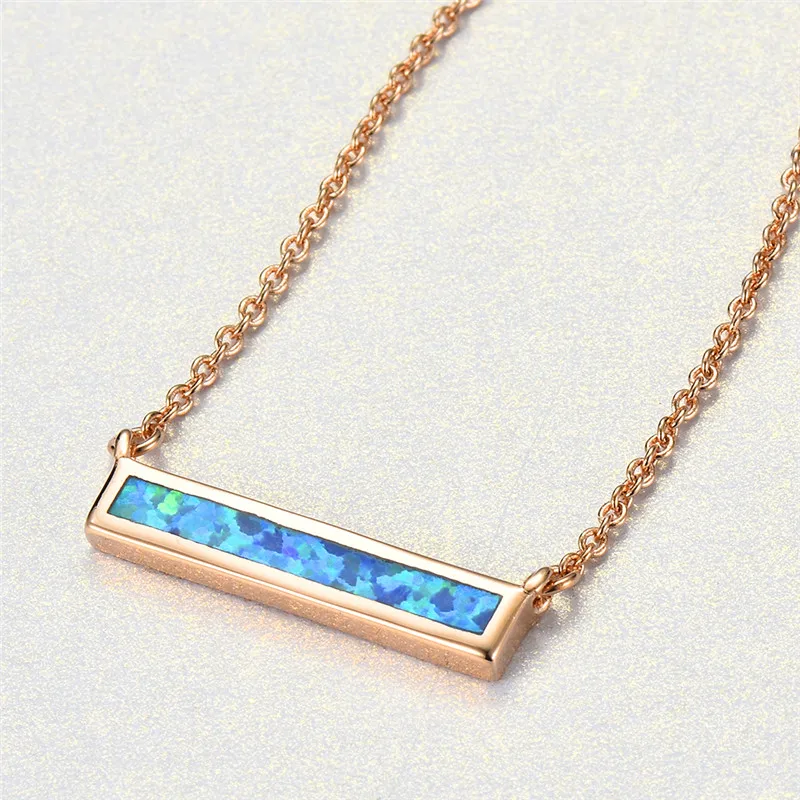 Простое женское ожерелье с белыми и синими подвесками винтажные свадебные