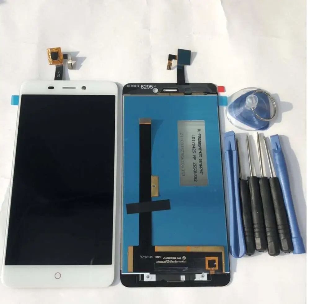 AAA 100% оригинальный белый для ZTE Nubia N1 ЖК дисплей + фотодетали NX541J|Экраны мобильных