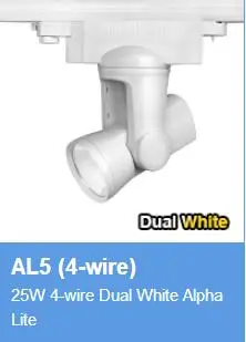 MiLight Alpha lite AL1 AL2 AL3 AL4 AL5 AL6 25 Вт 2 проводный 4 диммер двойной белый RGBW Tracklight 4G